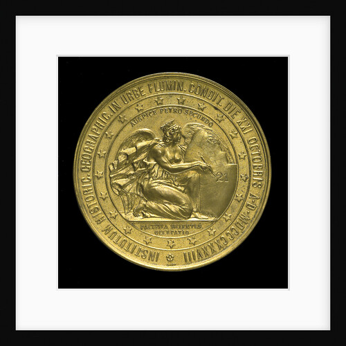Medal commemorating the 4th centenary of the discovery of Brazil, 1900; reverse by Lauer Bros.