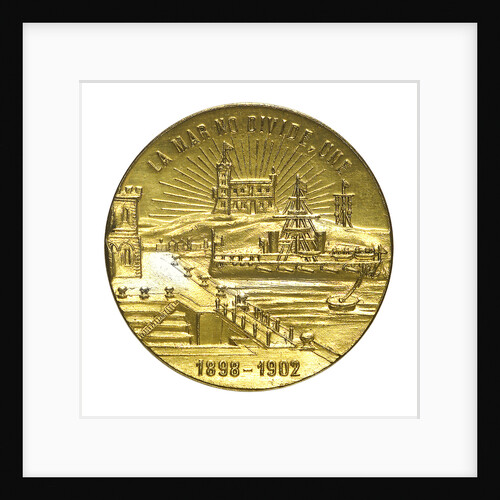 Medal commemorating the inauguration of the Dock of Carena, Puerto Militar, 1902; reverse by unknown
