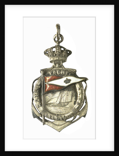 Badge commemorating the Royal Yacht Club of Belgium; obverse by P. Fisch