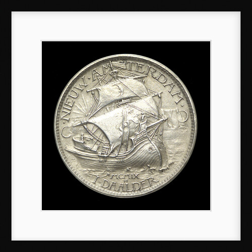 Medal commemorating the Henry Hudson tercentenary, 1909; reverse by J.E. Roin