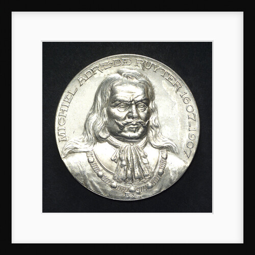 Medal commemorating the tercentenary of the birth of Admiral de Ruyter, 1997; obverse by J.J. van der Goor
