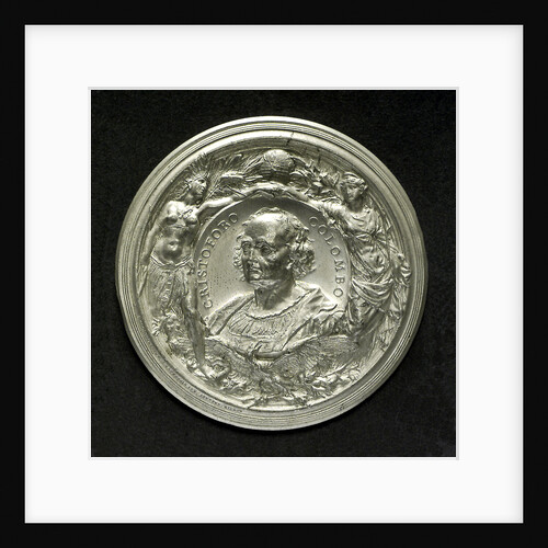 Medal commemorating the fourth centenary of the discovery of America, 1892; obverse by L. Pogliaghi