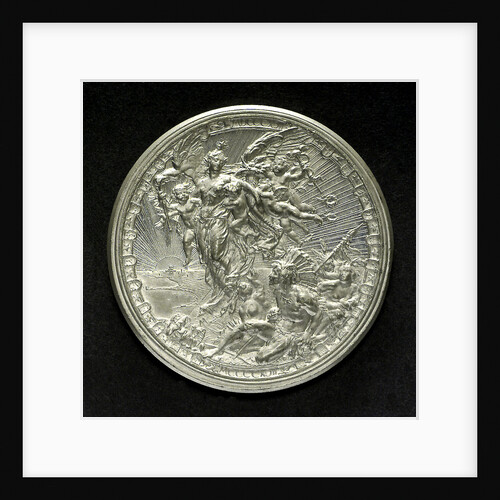 Medal commemorating the fourth centenary of the discovery of America, 1892; reverse by L. Pogliaghi