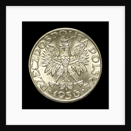 2 zlote coin; obverse by unknown