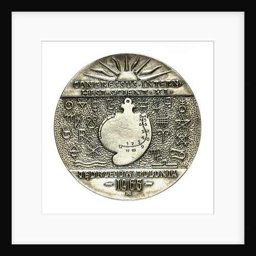 Medal commemorating the XIth International Congress of the History of Science, 1965; obverse by unknown