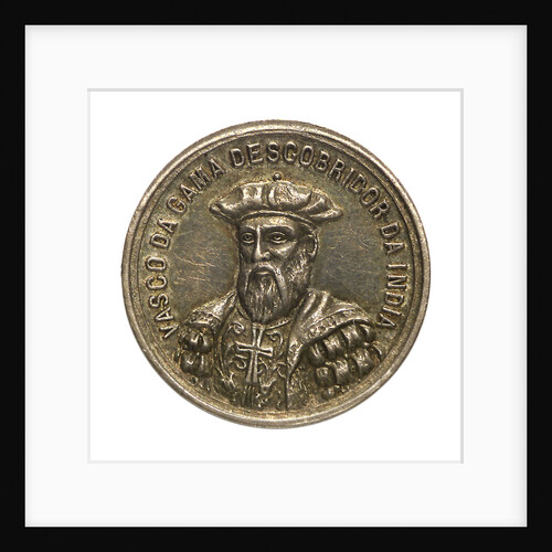 Medal commemorating Vasco da Gama (ca.1469-1524), fourth centenary, 1898; obverse by A.R.