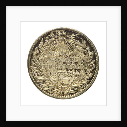 Medal commemorating the Navigation of the North East Passage 1878-1879; reverse by A. Lindberg