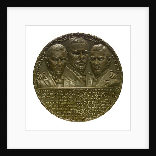 Medal commemorating the Battle of the Falkland Islands, 1914; obverse by Karl Goetz