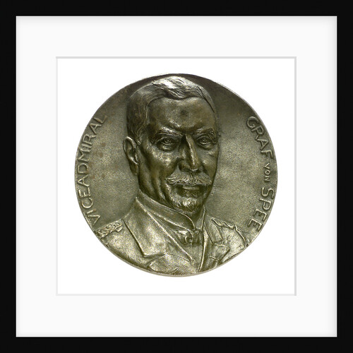 Medal commemorating the Battle of the Falkland Islands, 1914; obverse by A. L.