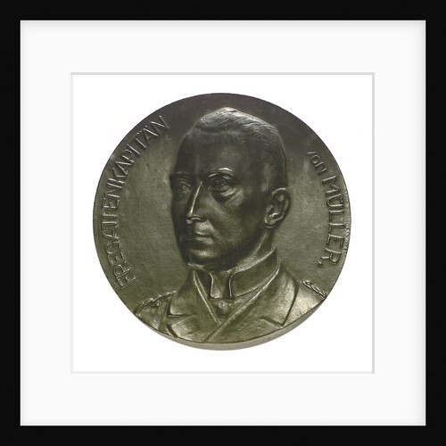 Medal commemorating the destruction of the 'Emden', 1914; obverse by unknown
