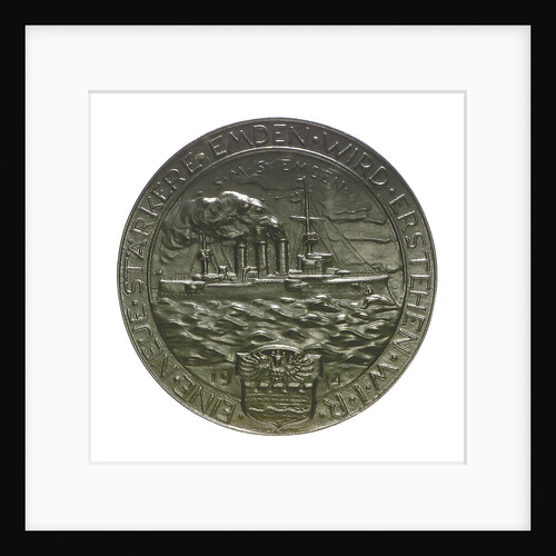 Medal commemorating the destruction of the 'Emden', 1914; reverse by unknown