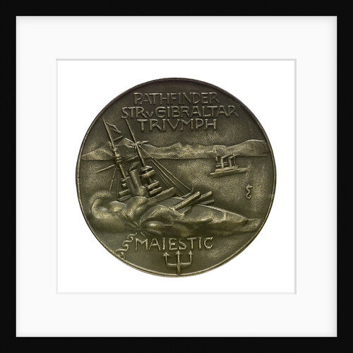 Medal commemorating Lieutenant Otto Hersing and the sinking of 'Pathfinder', 'Triumph' and 'Majestic' by 'U21', 1915; reverse by unknown