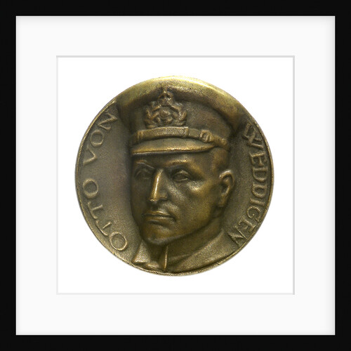 Medal commemorating Captain-Lieutenant Otto von Weddigen (1882-1915), submarine commander; obverse by unknown
