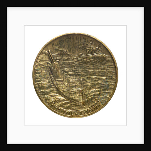 Medal commemorating Captain-Lieutenant Otto von Weddigen (1882-1915) submarine commander; reverse by unknown