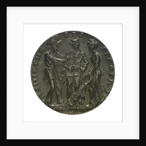 Medal commemorating the sinking of 'U27' by Q-ship 'Baralong', 1915; obverse by Karl Goetz