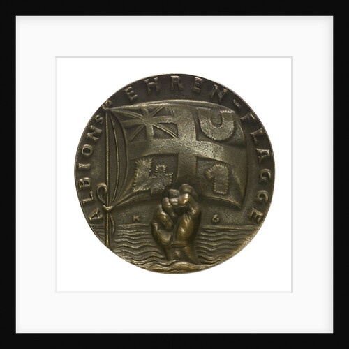 Medal commemorating the sinking of 'U41' by Q-ship 'Baralong', 1915; obverse by Karl Goetz