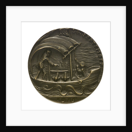 Medal commemorating the sinking of 'U41' by Q-ship 'Baralong', 1915; reverse by Karl Goetz