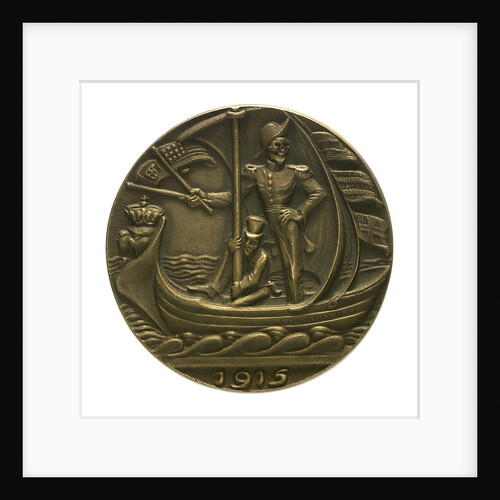 Medal commemorating Sir Edward Grey (1862-1933) and neutral shipping; obverse by Karl Goetz