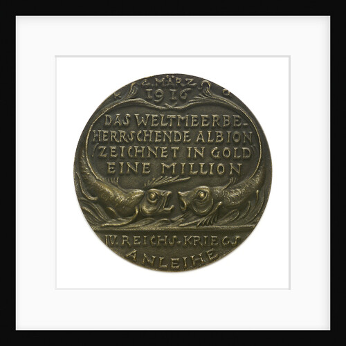 Medal commemorating the home-coming of SMS 'Möwe' by Karl Goetz