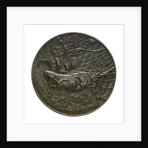 Medal commemorating the return of the submarine 'Deutschland', 1916; obverse by E. Zehle