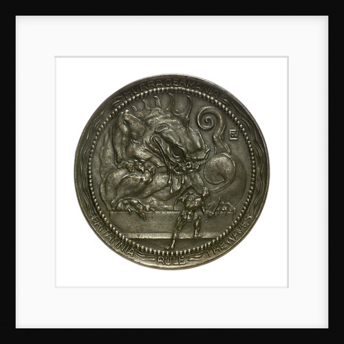 Medal commemorating Winston Churchill (1874-1965) First Lord of the Admiralty; obverse by W. Eberbach