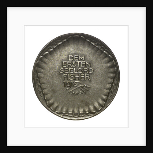 Medal commemorating Admiral John Arbuthnot Fisher (1841-1920), First Sea Lord; reverse by W. Eberbach