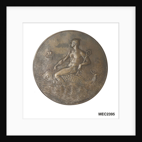 Medal commemorating Admiral John Arbuthnot Fisher (1841-1920), First Sea Lord; reverse by Hugo Kaufmann