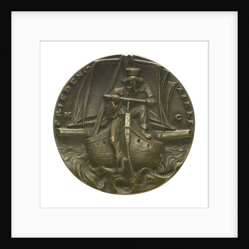 Medal commemorating America's peace objectives; obverse by Karl Goetz
