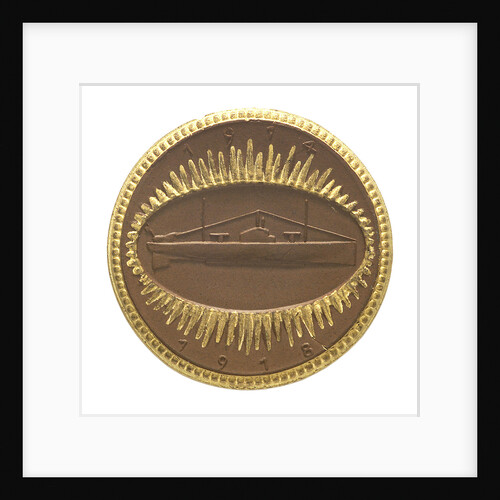 Medal commemorating a submarine officer's memorial; reverse by unknown