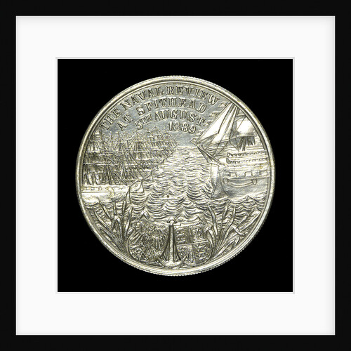 Medal commemorating the naval review at Spithead, 1889; reverse by unknown
