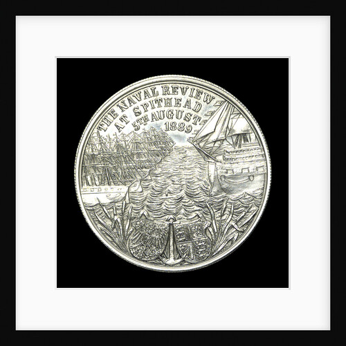 Medal commemorating the naval review at Spithead, 1889; reverse by unknown