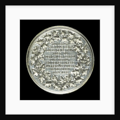 Medal commemorating Christopher Columbus (1451-1506) and the fourth centenary of the discovery of America, 1892; reverse by J. Christensen