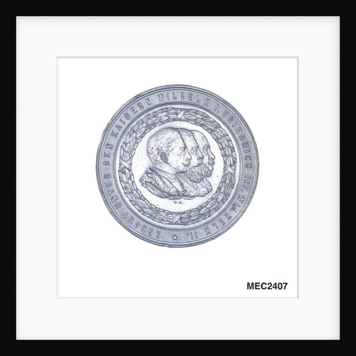 Medal commemorating the opening of the Kiel Canal, 1895 by W. Mayer