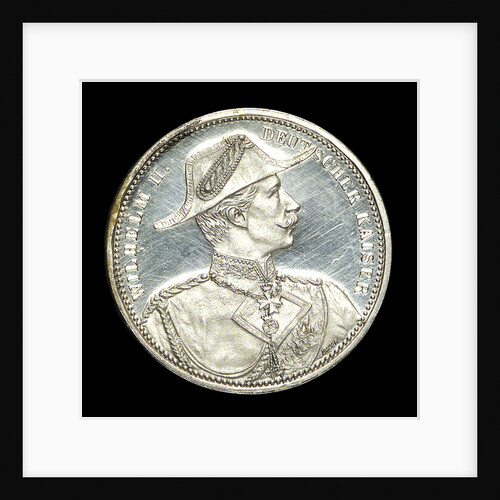 Medal commemorating the opening of the Kiel Canal, 1895; obverse by Lauer Bros.