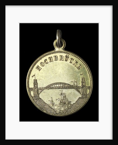 Medal commemorating the opening of the Kiel Canal, 1895; reverse by unknown