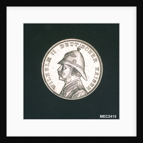 Medal commemorating the HIM yacht 'Hohenzollern' on her eastern cruise; obverse by Lauer Bros.