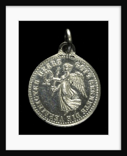 Medal commemorating the destruction of the English armoured cruisers 'Aboukir', 'Hogue' and 'Cressy' by 'U9', 1914; obverse by F. H.