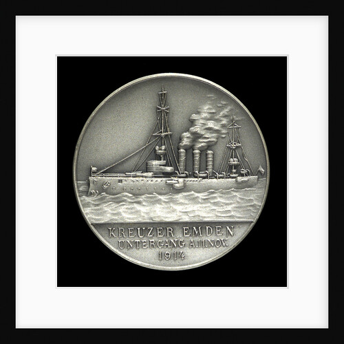 Medal commemorating Captain Karl von Müller (1873-1923) and the cruiser 'Emden' by Unknown