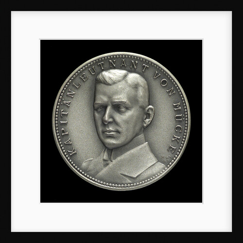 Medal commemorating Captain-Lieutenant Helmuth von Mücke (1881-1957) and the cruiser 'Emden' by M. & W.