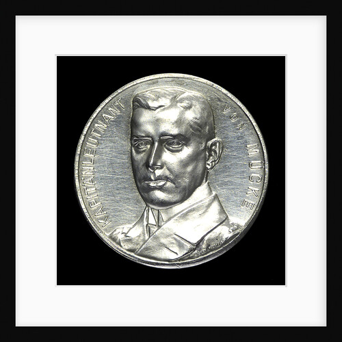 Medal commemorating Captain-Lieutenant Helmuth von Mücke (1881-1957) and the cruiser 'Emden' by L.C. Lauer