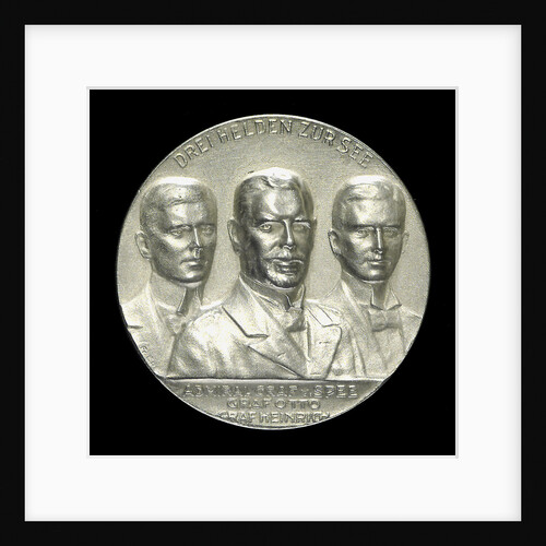 Medal commemorating Count von Spee Count Otto and Count Henry von Spee and the Battle of the Falkland Islands, 1914; obverse by F. Eue