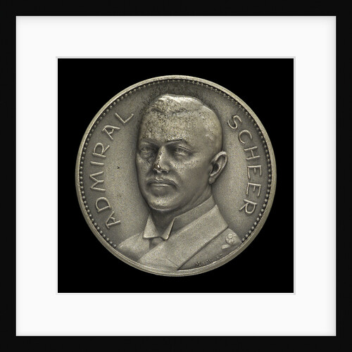 Medal commemorating Admiral Reinhard von Scheer (1863-1928); obverse by M. & W.