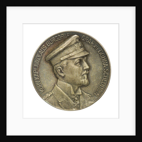 Medal commemorating Corvette Captain Nicolas Burgraf Count Dohna-Schlodien; obverse by D.M. Lauer
