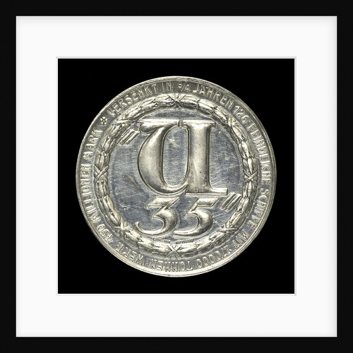 Medal commemorating Captain Lothar von Arnauld de la Perière and the submarine 'U35' by Lauer Bros.