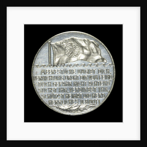Medal commemorating the glory of the submarine; reverse by Lauer Bros.