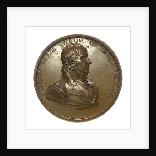 Medal commemorating Captain Jacob Jones and the action between USS 'Wasp' and HMS 'Frolic', 1812; obverse by Moritz Furst