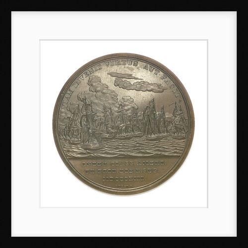 Medal commemorating Commodore Oliver Perry (1785-1819) and the battle of Lake Erie, 1813; reverse by Moritz Furst