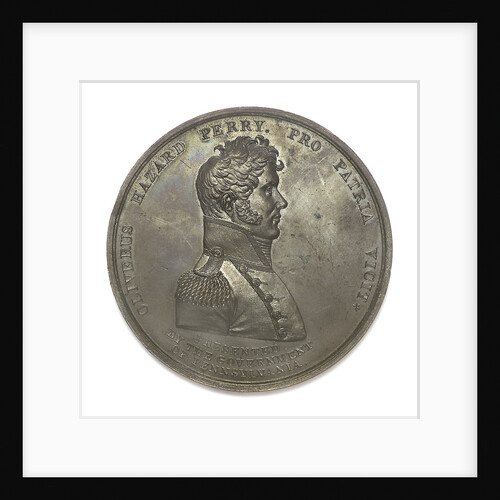 Medal commemorating Commodore Oliver Perry (1785-1819) and the battle of Lake Erie, 1813; obverse by unknown