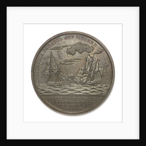 Medal commemorating Captain Lewis Warrington (1782-1851) and the action between USS 'Peacock' and HMS 'Epervier', 1814; reverse by Moritz Furst