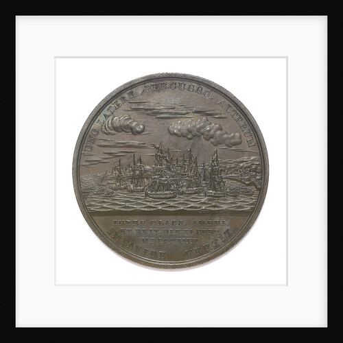 Medal commemorating Captain Thomas Macdonough (1783-1825) and the battle of Lake Champlain, 1814; reverse by Moritz Furst